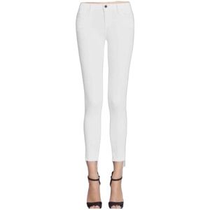 FRAME Le Skinny de Jeanne Jeans in White Step Hem Size 30 NWOT